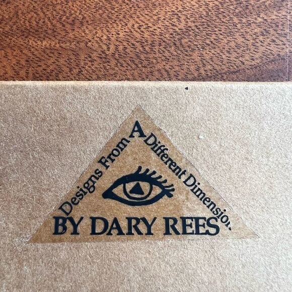 DARY Rees RARE New in Original Box Vintage Handcrafted Rose Butter Knives Set - Picture 4 of 5